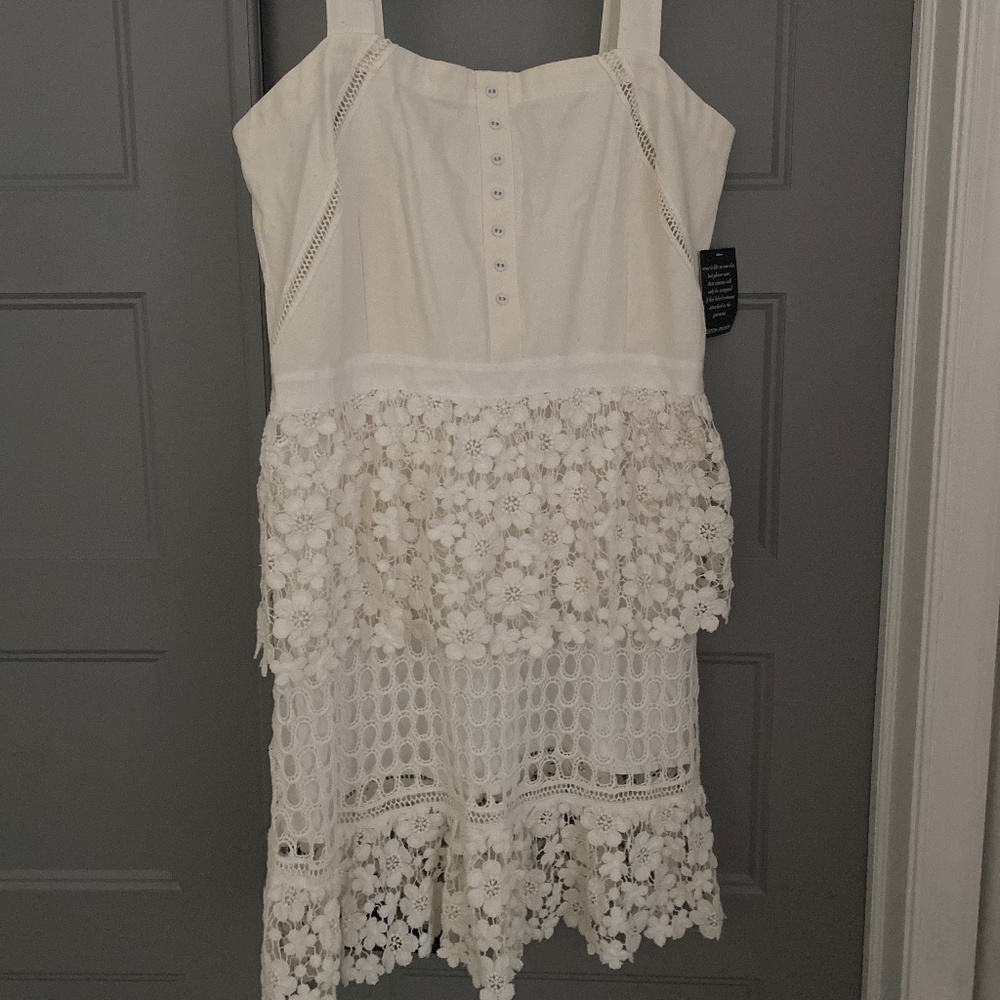 Boston Proper Size 18 Ivory Dress